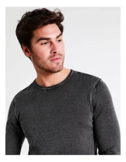 Cole Crew Pullover In Charcoal -Myer Clothing Shop 960772060 7 720x928