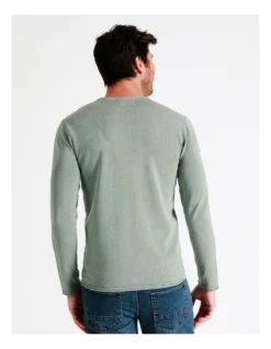 Cole Crew Pullover In Green -Myer Clothing Shop 960772510 6 720x928