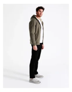 Seth Sherpa Hoodie In Green -Myer Clothing Shop 960773320 7 720x928