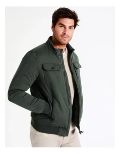 Val Recycled Puffer Jacket In Green -Myer Clothing Shop 960777460 4 720x928