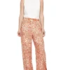 Kaleidoscope Animal Wide Pant In Orange