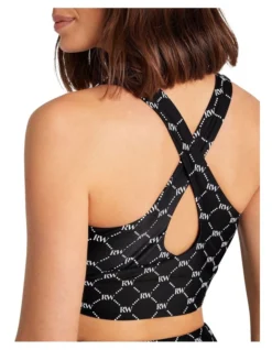 Milan Medium Impact Sports Bra In Black -Myer Clothing Shop 961039720 4 720x928