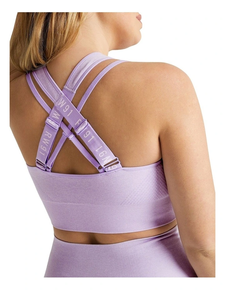 Lemonade Seamless Medium Impact Sports Bra In Purple 4 Lemonade Seamless Medium Impact Sports Bra In Purple - Image 4