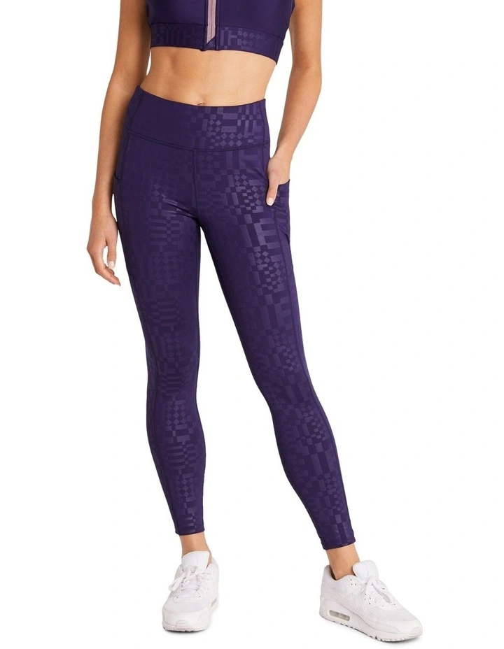 Dimension Pocket Full Length Tights In Purple 1 Dimension Pocket Full Length Tights In Purple