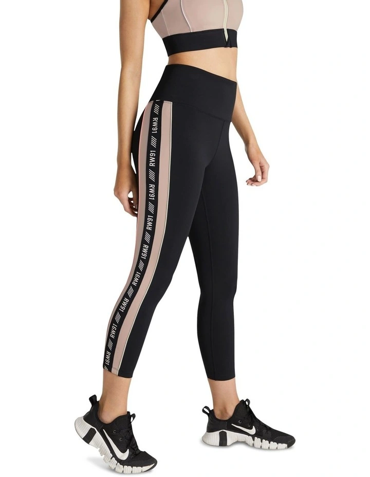 Cruz Ankle Grazer High Rise Pocket Tights In Black 4 Cruz Ankle Grazer High Rise Pocket Tights In Black - Image 4