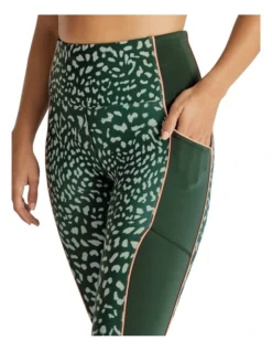 Full Length Pocket Tights In Green -Myer Clothing Shop 961131880 4 720x928