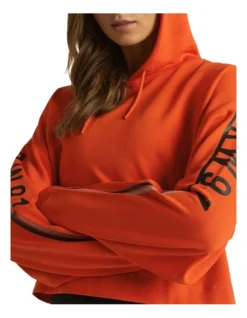 Cropped Logo Hoodie In Orange 8 Cropped Logo Hoodie In Orange -Myer Clothing Shop 961226110 4 720x928
