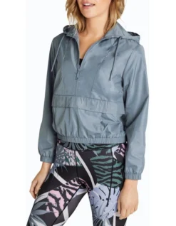 Taiga Logo Jacket In Grey