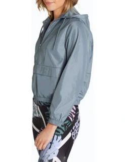 Taiga Logo Jacket In Grey 7 Taiga Logo Jacket In Grey -Myer Clothing Shop 961228360 3 720x928