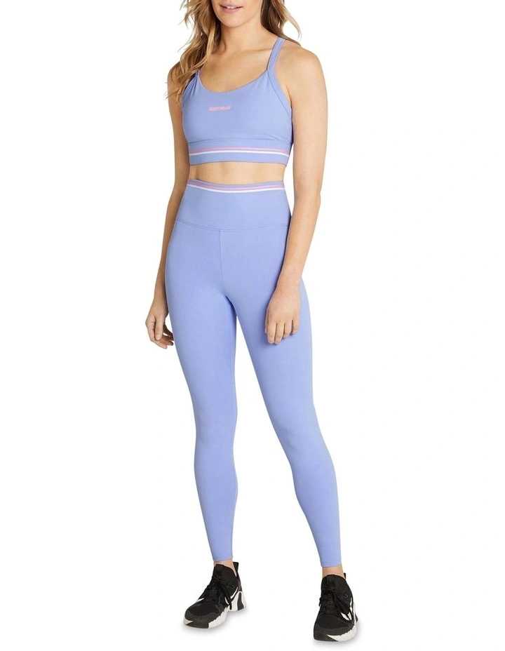 Taiga Scrunch Bum Full Length Tights In Purple 1 Taiga Scrunch Bum Full Length Tights In Purple