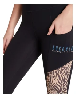Wild Thing Pocket Ankle Grazer Tights In Black -Myer Clothing Shop 961322230 5 720x928