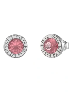 Guess Color My Day 10mm Earrings In Silver