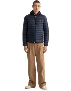 Gant Light Padded Bomber Jacket In Evening Blue 7 Gant Light Padded Bomber Jacket In Evening Blue -Myer Clothing Shop 961688890 4 720x928