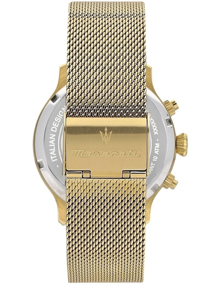 Maserati Epoca Stainless Steel Chronograph Watch R8873618014 In Gold 3 Maserati Epoca Stainless Steel Chronograph Watch R8873618014 In Gold - Image 3