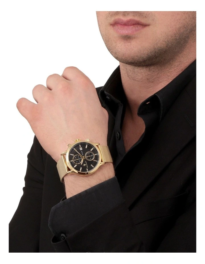 Maserati Epoca Stainless Steel Chronograph Watch R8873618014 In Gold 4 Maserati Epoca Stainless Steel Chronograph Watch R8873618014 In Gold - Image 4