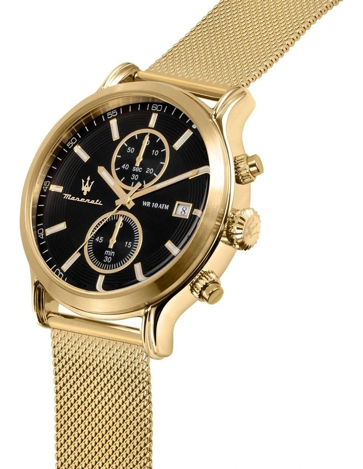 Maserati Epoca Stainless Steel Chronograph Watch R8873618014 In Gold 5 Maserati Epoca Stainless Steel Chronograph Watch R8873618014 In Gold - Image 5
