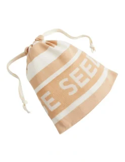 Logo Stripe Beach Wrap 5 Logo Stripe Beach Wrap -Myer Clothing Shop 961987960 961984900 3 720x928