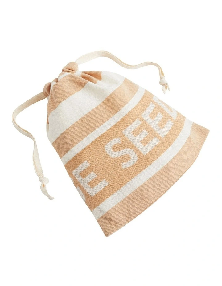Logo Stripe Beach Wrap 3 Logo Stripe Beach Wrap - Image 3