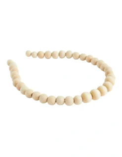 Wood Ball Headband