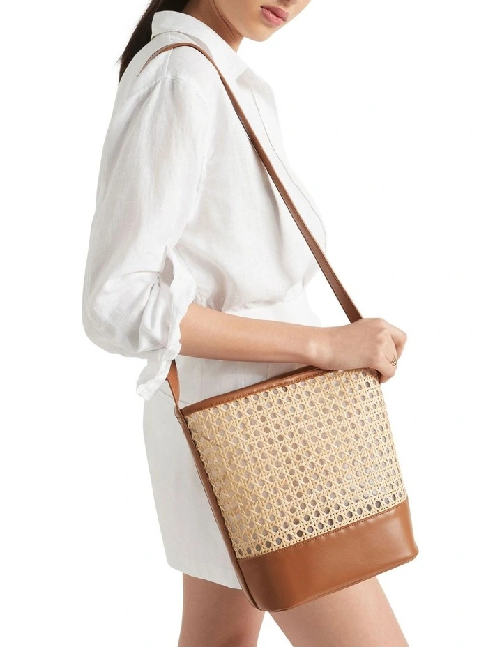 Rattan Cross Body Bag 2 Rattan Cross Body Bag - Image 2