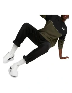 Puma Power Colorblock Crew Fleece In Green 5 Puma Power Colorblock Crew Fleece In Green -Myer Clothing Shop 962252200 5 720x928