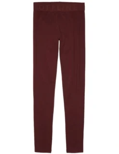 Aerie OG Logo Legging In Maroon -Myer Clothing Shop 962264530 3 720x928