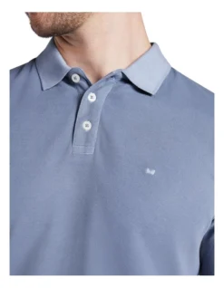 Arlington Pique Polo In Washed Navy -Myer Clothing Shop 962271280 4 720x928