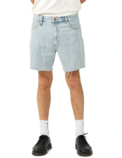 Mandude Denim Short In Blue