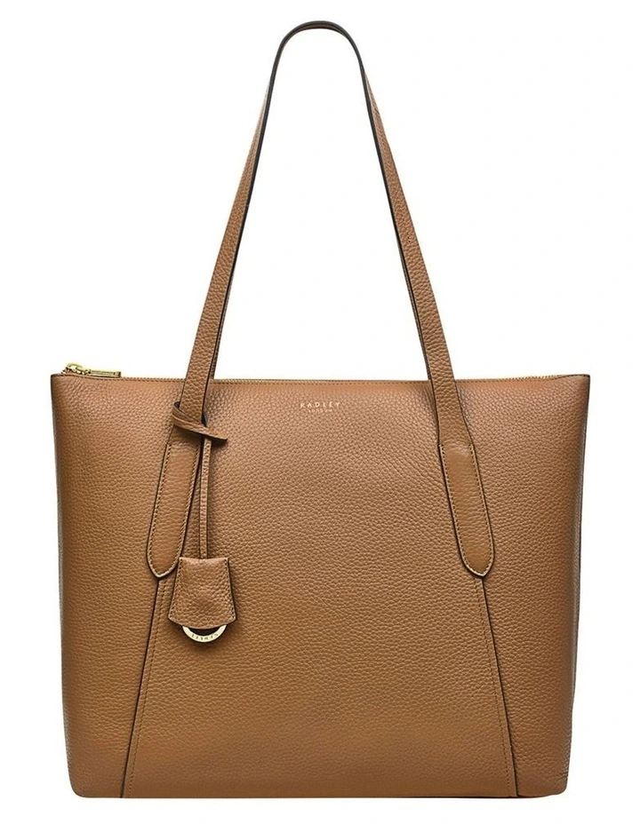 Radley Wood Street 2.0 Large Zip-Top Tote Bag In Brown 1 Radley Wood Street 2.0 Large Zip-Top Tote Bag In Brown