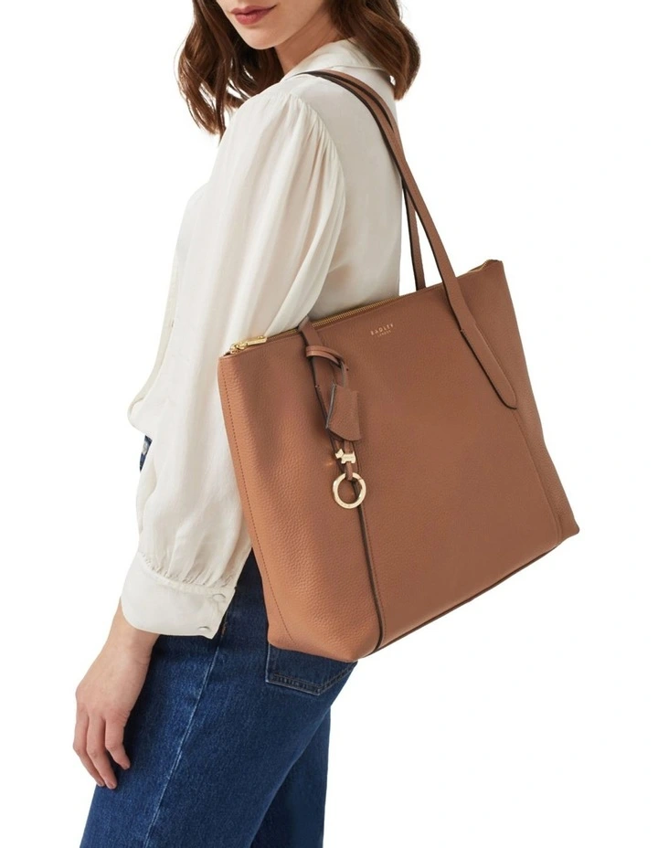 Radley Wood Street 2.0 Large Zip-Top Tote Bag In Brown 2 Radley Wood Street 2.0 Large Zip-Top Tote Bag In Brown - Image 2