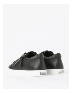 Ziggy Leather Sneaker In Black -Myer Clothing Shop 962640100 4 720x928