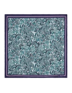Dover Pocket Square In Navy Multi