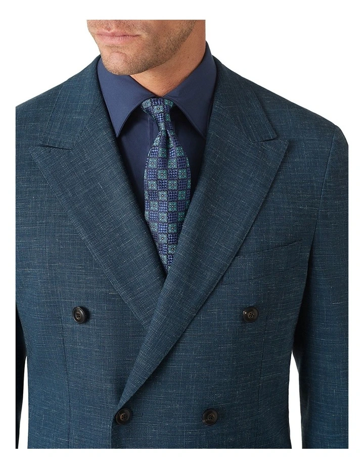 Fareri Double Breasted Jacket In Seafoam 3 Fareri Double Breasted Jacket In Seafoam - Image 3