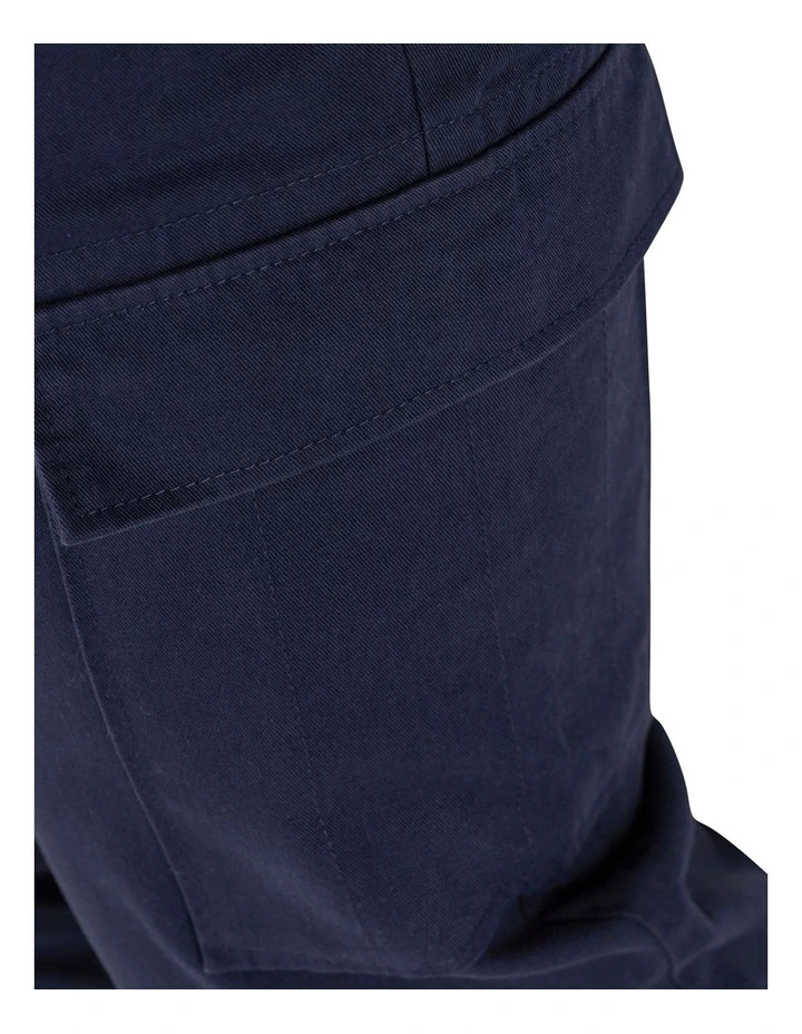 Cargo Trouser In Navy 3 Cargo Trouser In Navy - Image 3