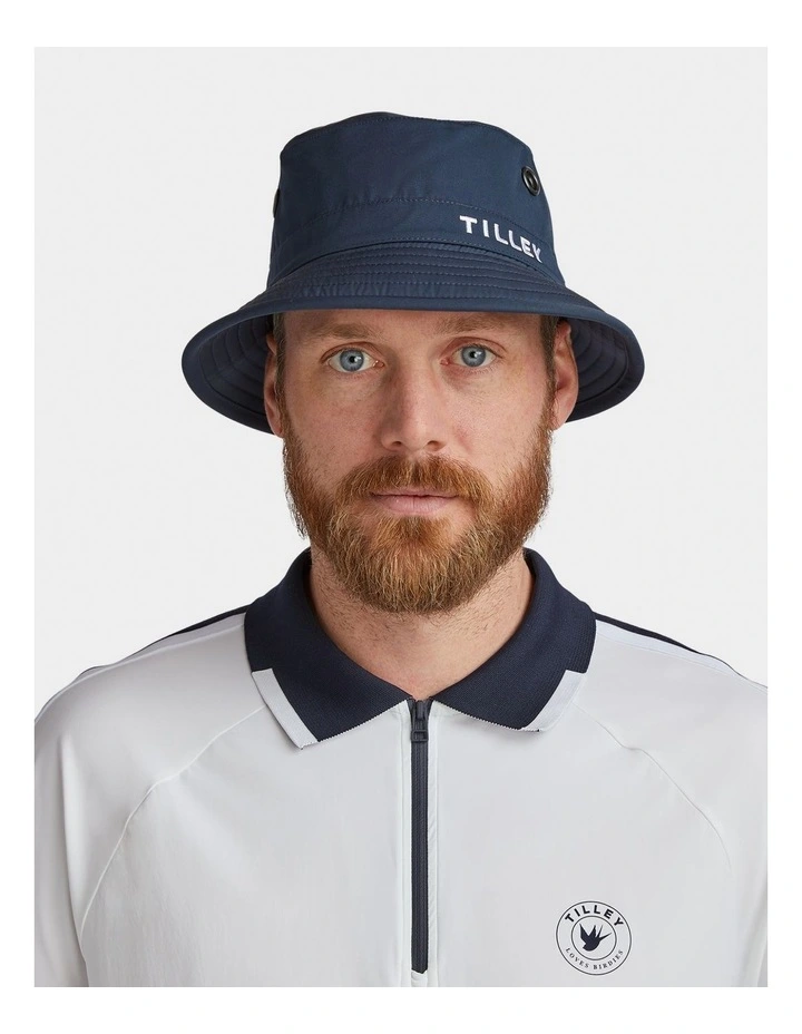 Tilley Golf Bucket Hat In Dark Navy 2 Tilley Golf Bucket Hat In Dark Navy - Image 2
