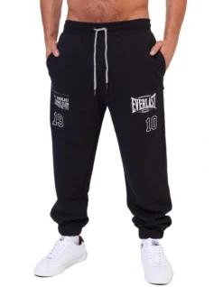 Everlast Limited Edition Logo Elastic Cuff Trackpants In Black