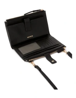 Nola Leather Wallet Bag In Black 9 Nola Leather Wallet Bag In Black -Myer Clothing Shop 963166780 5 720x928