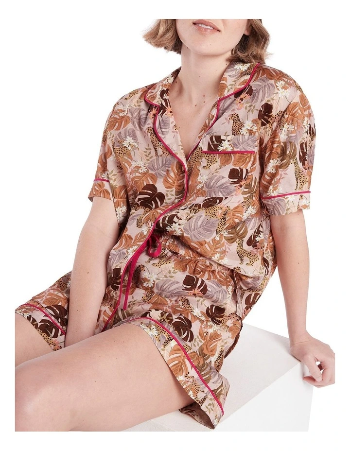 Drop It Like It's Spot Pj Set In Blush Multi 4 Drop It Like It's Spot Pj Set In Blush Multi - Image 4