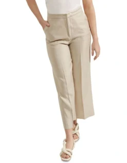 Oxford Ela Linen Twill Pants In Stone 7 Oxford Ela Linen Twill Pants In Stone -Myer Clothing Shop 963293680 4 720x928