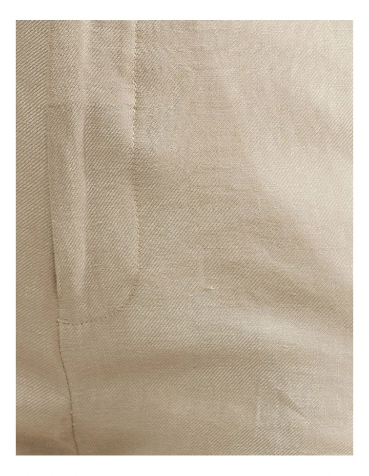 Oxford Ela Linen Twill Pants In Stone 5 Oxford Ela Linen Twill Pants In Stone - Image 5