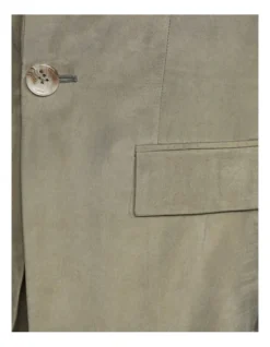 Oxford Lola Cupro Blend Blazer In Khaki 12 Oxford Lola Cupro Blend Blazer In Khaki -Myer Clothing Shop 963294130 6 720x928