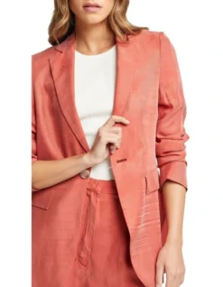 Oxford Lola Cupro Blend Blazer In Clay Rose -Myer Clothing Shop 963294220 4 720x928