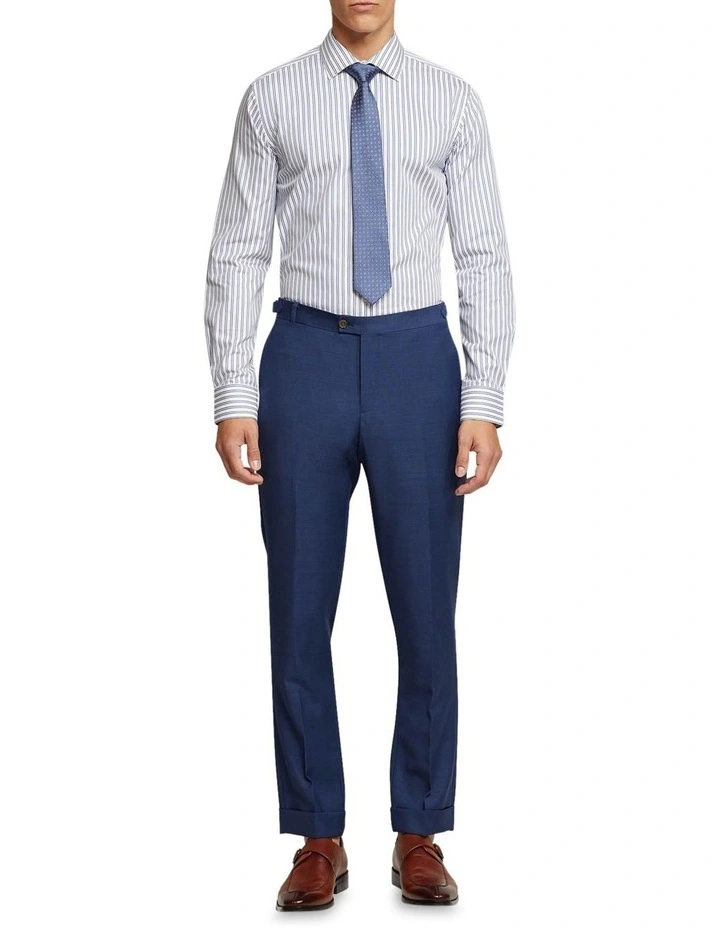 Oxford Beckton Striped Shirt In Blue/White 5 Oxford Beckton Striped Shirt In Blue/White - Image 5