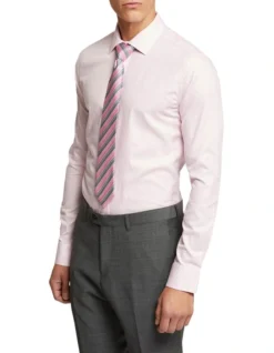 Oxford Beckton Mini Dobby Shirt In Pink -Myer Clothing Shop 963312580 3 720x928