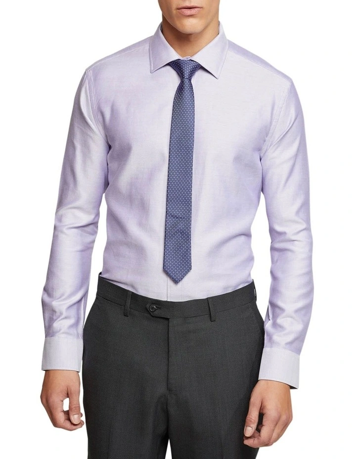 Oxford Islington Regular Fit Shirt In Lilac 1 Oxford Islington Regular Fit Shirt In Lilac