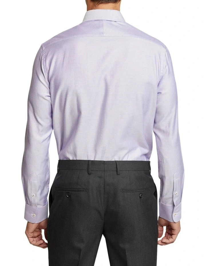 Oxford Islington Regular Fit Shirt In Lilac 2 Oxford Islington Regular Fit Shirt In Lilac - Image 2