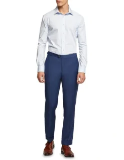 Oxford Beckton Striped Shirt In Sky -Myer Clothing Shop 963313750 5 720x928