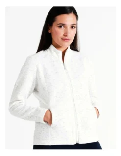 Regatta Recycled Polyester Zip Thru Chevron Jacquard Sweat Top In Ivory 9 Regatta Recycled Polyester Zip Thru Chevron Jacquard Sweat Top In Ivory -Myer Clothing Shop 963426880 3 1 720x928