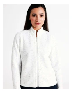 Regatta Recycled Polyester Zip Thru Chevron Jacquard Sweat Top In Ivory 11 Regatta Recycled Polyester Zip Thru Chevron Jacquard Sweat Top In Ivory -Myer Clothing Shop 963426880 5 1 720x928