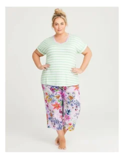 Bamboo Stripe Pyjama Top In Multi -Myer Clothing Shop 963519040 4 720x928